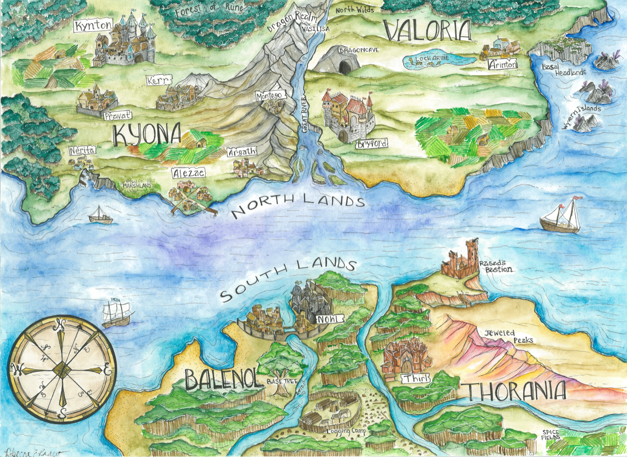 Map of Kyona and Beyond